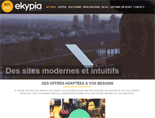 Tablet Screenshot of ekypia.fr